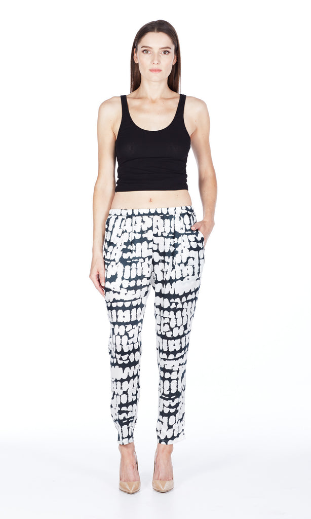 Westwood Silk Trouser Pant in Safari