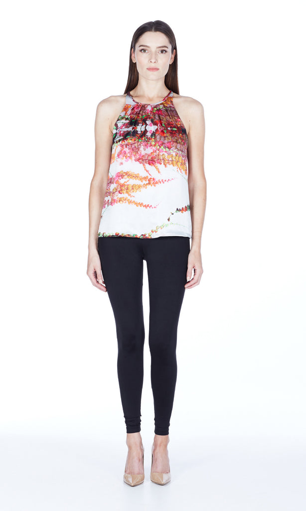 Silk Keyhole Tank in Bel Air